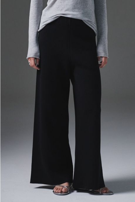 Pantalón tramado Zoe (Negro)