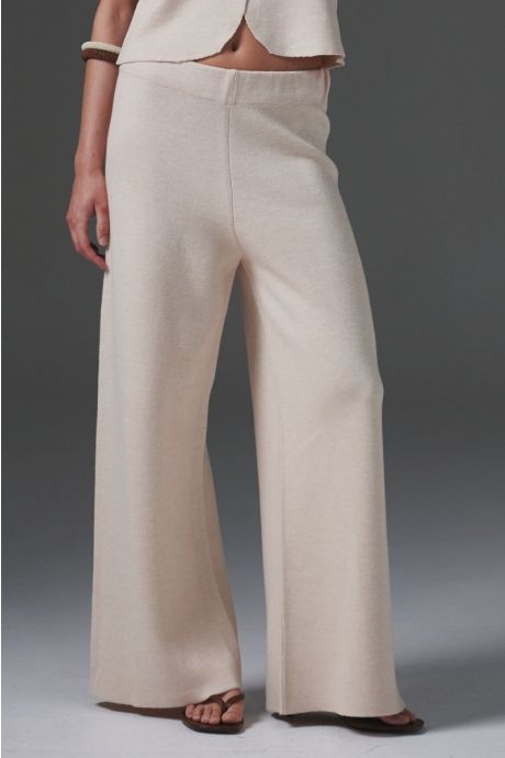 Pantalón tramado Zoe (Natural)