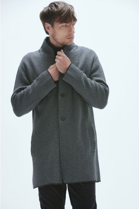 Tapado tramado, Blue. (Negro|Gris)