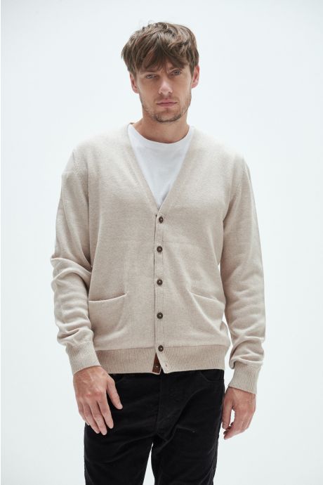 Cárdigan Teddy. (Natural)