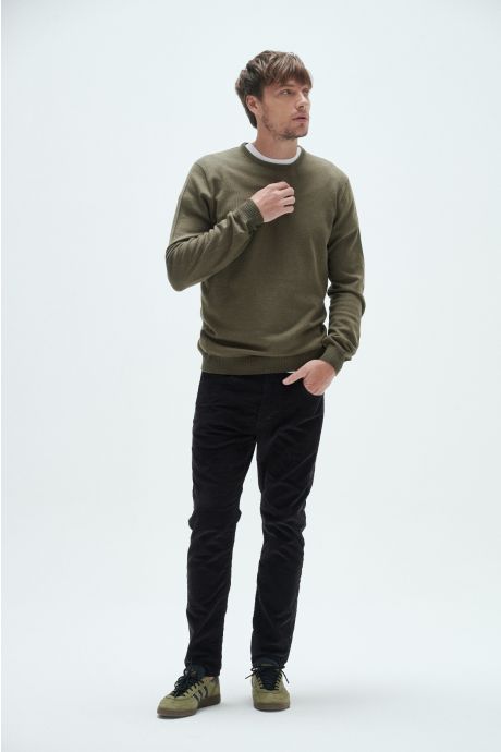 Sweater jersey, Classic. (Verde seco)