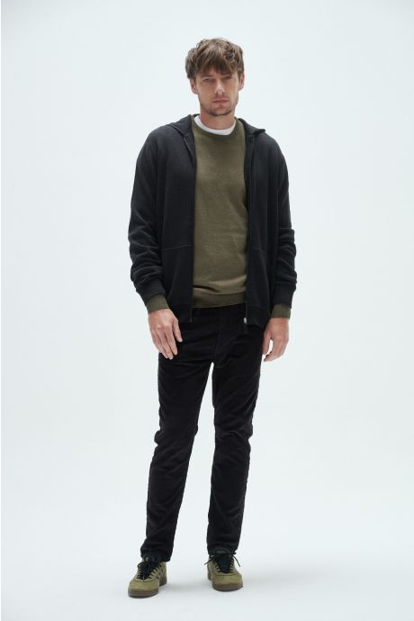 Campera con capucha, Bruno. (Negro)