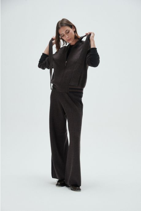 Pantalón tramado Prince (Chocolate)