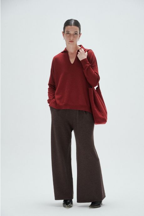 Polo oversize (Borgoña) 