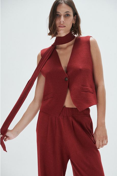 Chaleco sastre Boy (Borgoña)