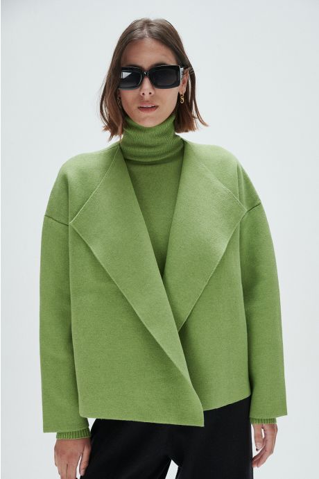 Chaqueta cruzada (Verde)