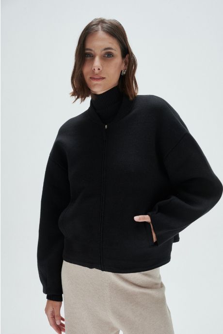 Campera bomber Juana (Negro)