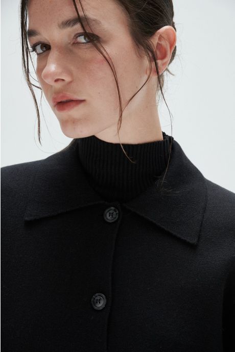 Chaqueta tramada Garba (Negro)