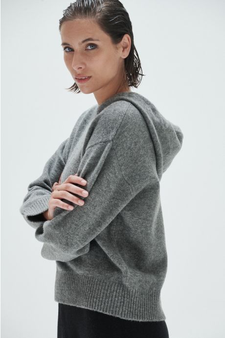 Capucha Lei Soft-Knit (Gris)