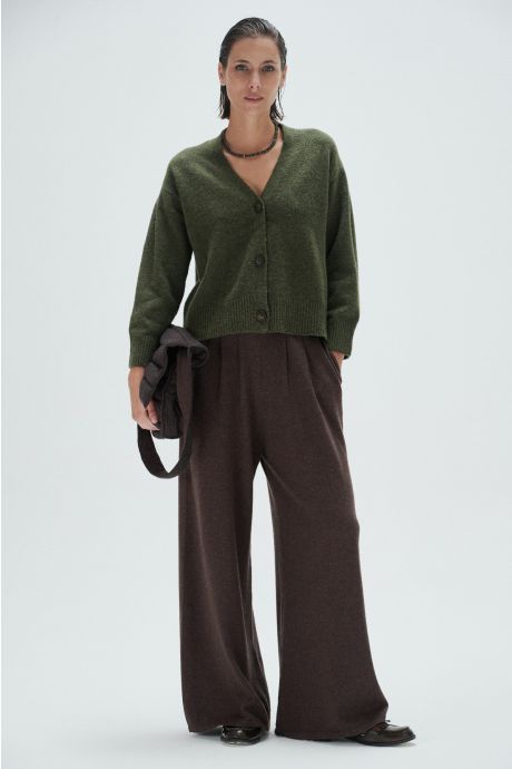 Cardigan Amalia Soft-Knit (Verde)