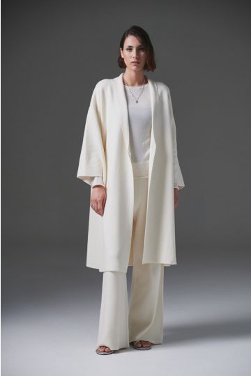 Saco largo Isabela (Blanco)