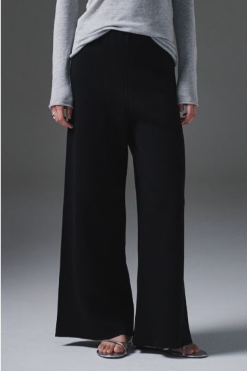 Pantalón tramado Zoe (Negro)