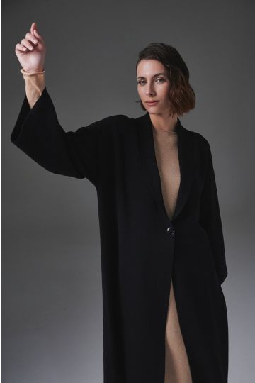 Saco largo Isabela (Negro)