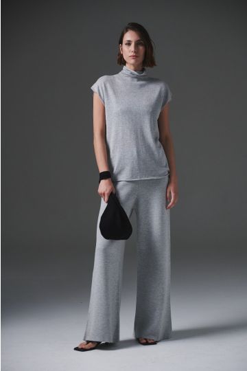 Polera sin mangas Clara (Gris perla) 