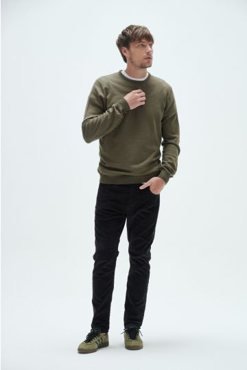 Sweater jersey, Classic. (Verde seco)