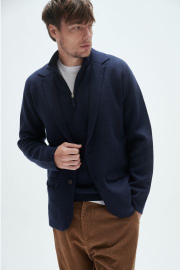 Blazer tramado, Juve. (Azul)