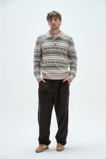 Sweater jackard polo, Ralph.